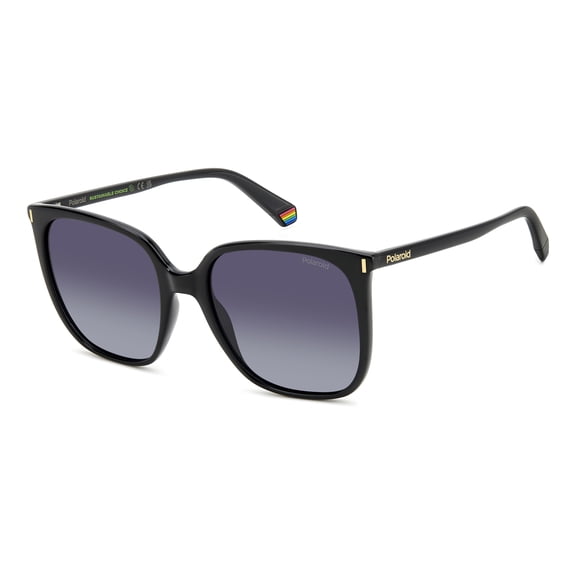 Polaroid - PLD 6218/S, Geometric acetate women BLACK/GREY