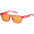 thumbnail image 1 of Polaroid POLAROID PLD 6050/S 035J/HE Unisex Pink Frame Sunglasses, 1 of 2