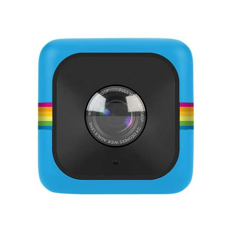 Polaroid Cube - Action camera - 1080p - 6.0 MP - underwater up to 6.6 ft - blue, rainbow stripe Polaroid Cube - Action camera - 1080p - 6.0 MP - underwater up to 6.6 ft - blue, rainbow stripe