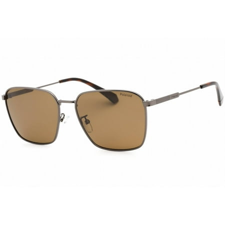 Polaroid Polarized Bronze Square Men's Sunglasses PLD 4120/G/S/X 0KJ1/SP 59