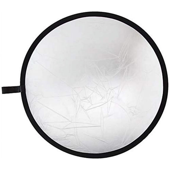 Polaroid Pro Studio 32" Collapsible Circular Reflector Disc, Gold/Silver Includes Deluxe Carrying Case