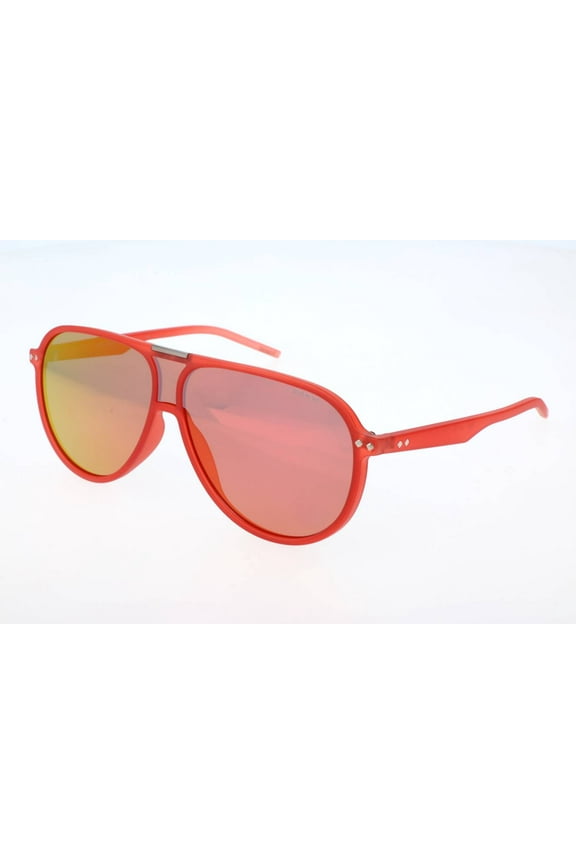 PLD 6025/S 015J OZ Orange 99mm Polaroid PLD 6025/S Aviator Unisex Polarized Sunglasses