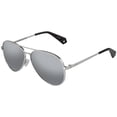 thumbnail image 1 of Polaroid Silver Mirror Pilot Ladies Sunglasses PLD6069SXL 0AX8 61, 1 of 2