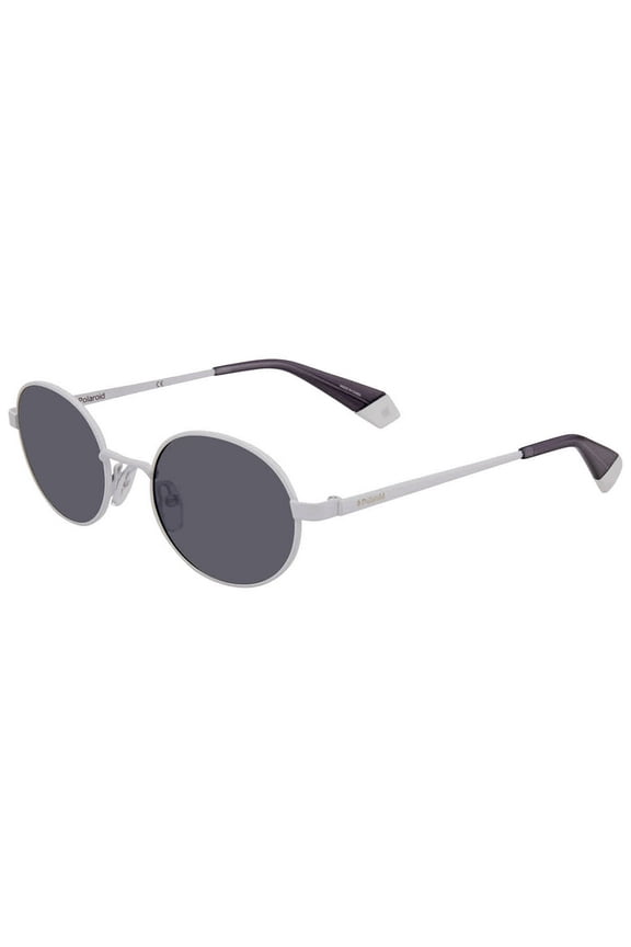 Silver Mirror Round Sunglasses PLD6066S 0VK6 51