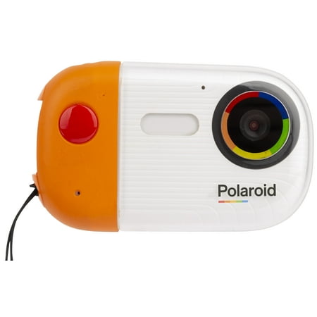 Polaroid - Wave IE50-NOC 4K Video 18.0-Megapixel Waterproof Digital Camera - Orange/White