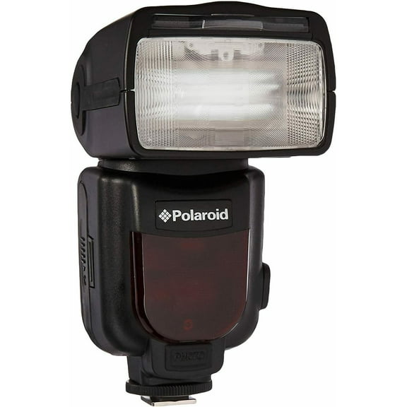 Polaroid Wireless TTL Auto Power Zoom Bounce and Swivel Flash PL190 for NIKON