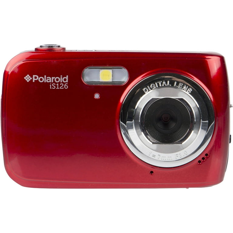 polaroid is126 16.1mp digital camera (red) - Walmart.com