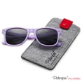 thumbnail image 1 of Polarspex Classic 80's Trendy Retro Polarized Sunglasses | Reinforced Metal Hinges | 100% UV Protection | Unisex Style | for Adults, Lavender / Smoke, 1 of 6