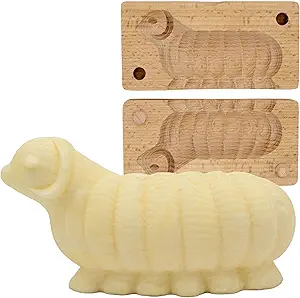 Polart, Lamb Butter Mold - Polish Decorative Sheep Wooden Molds for ...