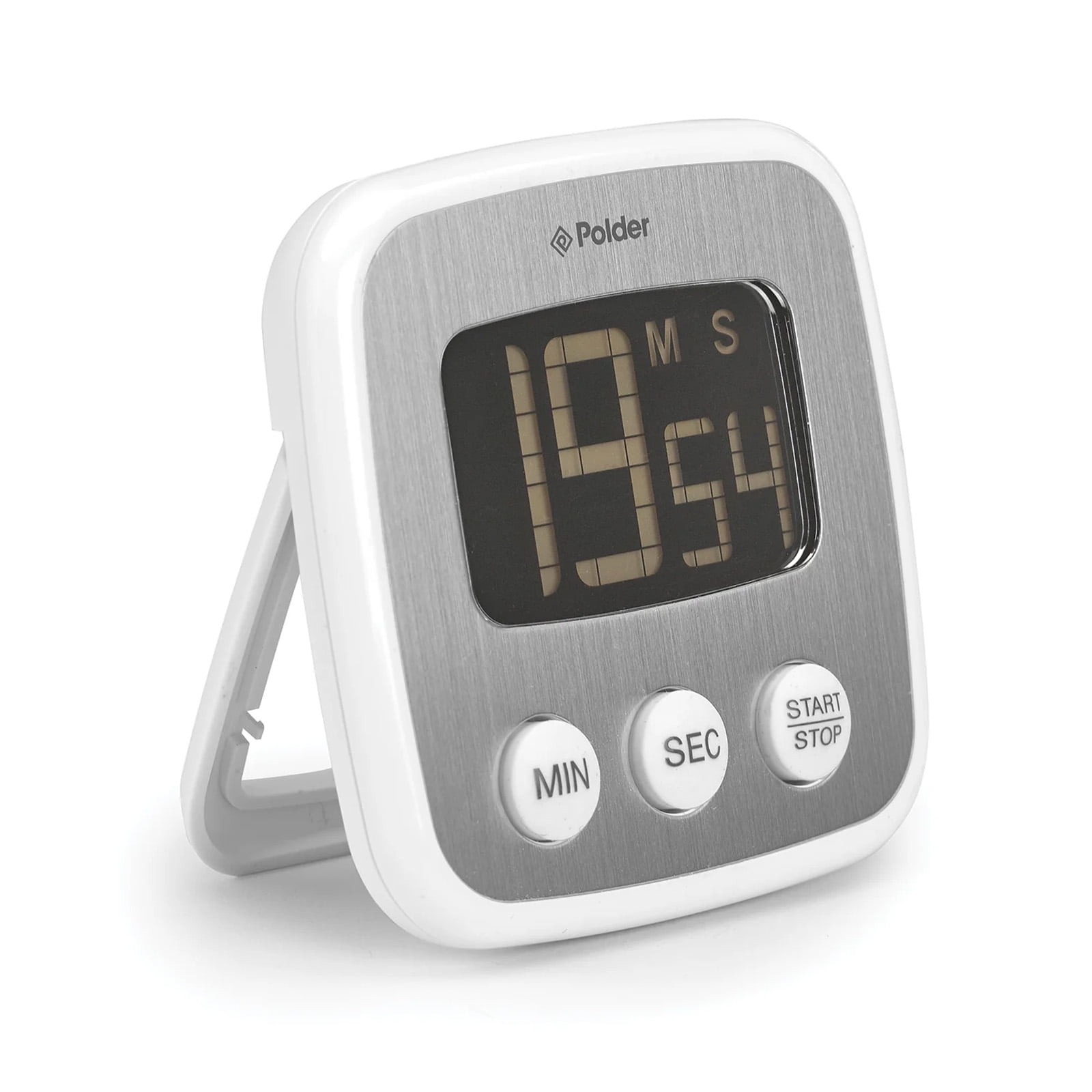Polder Digital Kitchen Timer, White