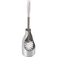 thumbnail image 1 of Polder Sleek Stainless Steel Toilet Brush with Caddy, Slim and Discreet Design, Open-Back Design for Odor Control, Rust-Resistant Stainless Steel, 1 of 1
