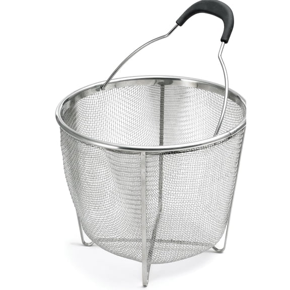 Polder Strainer and Steamer Insert Basket 8 Inch, Stainless Steel