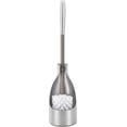 thumbnail image 1 of Polder Sleek Stainless Steel Toilet Brush with Caddy, Slim and Discreet Design, Open-Back Design for Odor Control, Rust-Resistant Stainless Steel, 1 of 5