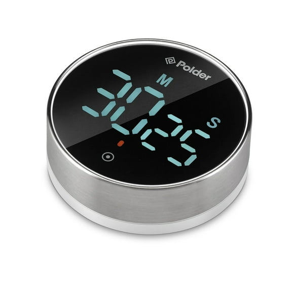 Polder Twist Digital Kitchen Timer with Extra Large Display and 100 Minute Countdown