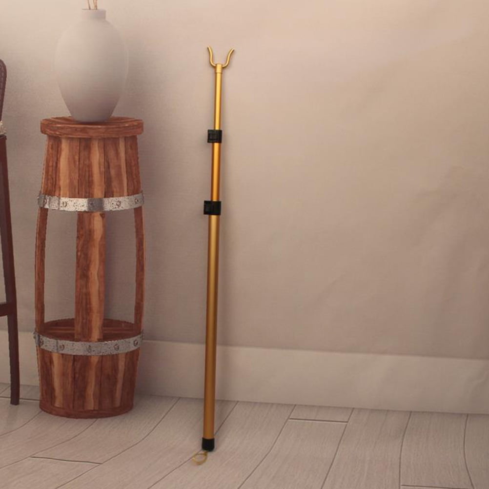 Pole Closet Hook Stick Reach Retractable Long Rod Hanger Poles Clothes