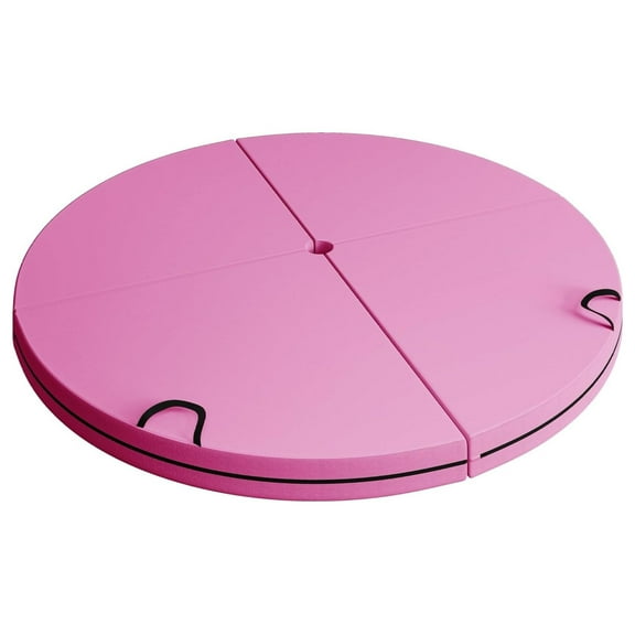 Pole Dance Crash Mat, 5ft Wide Foldable Pole Padding Crash Pad with Carrying Handles and 3.5" Thick EPE Foam for Dance Training and Exercise