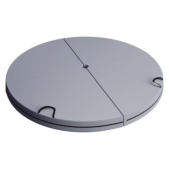 Pole Dance Crash Mat, 5ft Wide Foldable Pole Padding Crash Pad with Carrying Handles and 3.5" Thick EPE Foam for Dance Training and Exercise