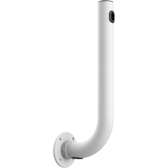 Pole Mount, Antennas Mount,Easy Installation Pole for Outside Home Antenna Installation. Hide and Protect Cable of Equipment. (White, 14.9 in)