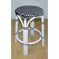 thumbnail image 1 of Pole Rattan Cafe Style Counter Stool PRATCS    WHTBW, 1 of 1