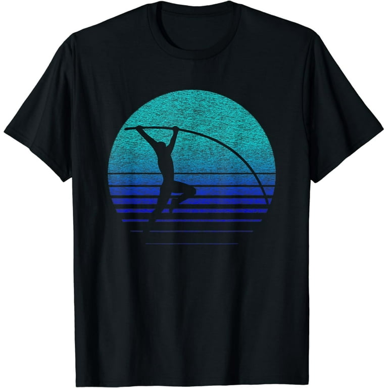 Pole Vault T-Shirt - Distressed Vintage Look Pole Vaulting T Pole Vault T-Shirt - Distressed Vintage Look Pole Vaulting T