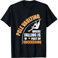 thumbnail image 1 of Pole Vaulting Track And Field Jumping Gymnastics Vaulter Short T-Shirt 01, 1 of 3