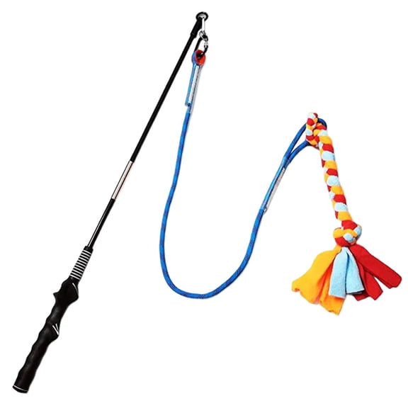 Pole for Dogs for Small Medium Dogs Interactive Dog Toys Dog Chase Toy Tug