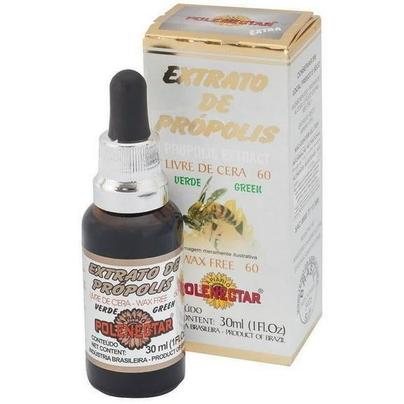 Polenectar Brazil Green Bee Propolis Extract Wax Free 60 (30mL)
