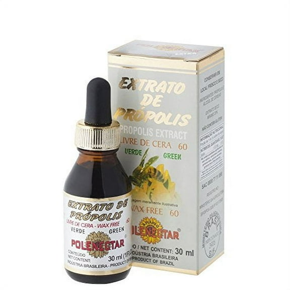 Polenectar Brazil Imported Premium Bee Propolis Extract Wax Free 60 (30ml)