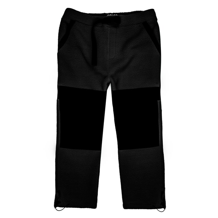 贅沢屋の - Pant Fleece Sherpa Poler Black Walmart.com - Small - ロング