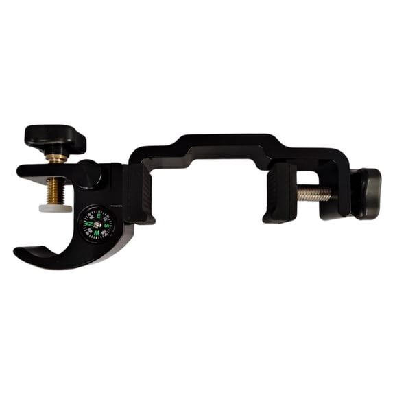 Poles Clamp with Compass & Open Data Collector Cradle Angle Adjustable Mount
