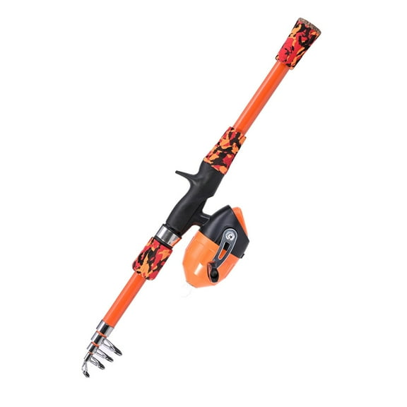 Poles Kids Fishing Pole For Kids Ages 5-12 Telescopic Fishing Rod And Reel Combo Spinning Children Child Fishing Rod For Saltwater 165cm Fiberglass