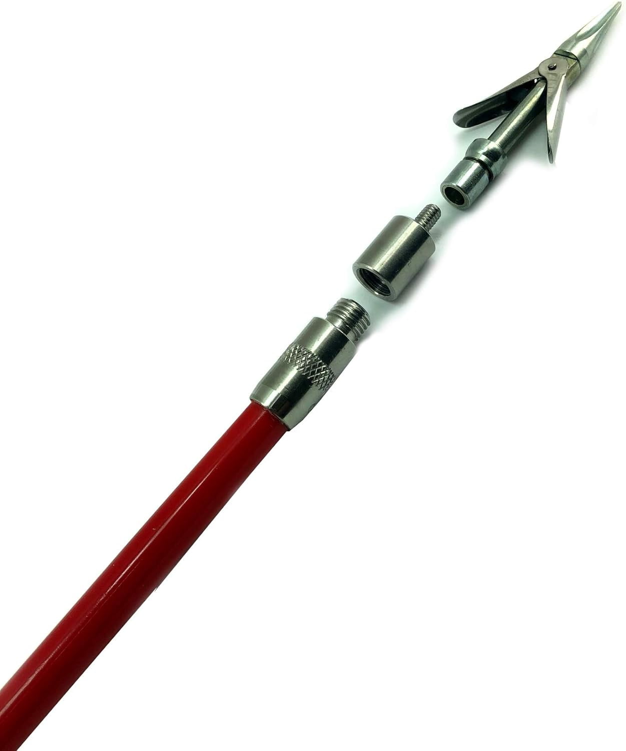 Polespear Speartip Threaded Adapter Solid Stainless Steel 11Mm