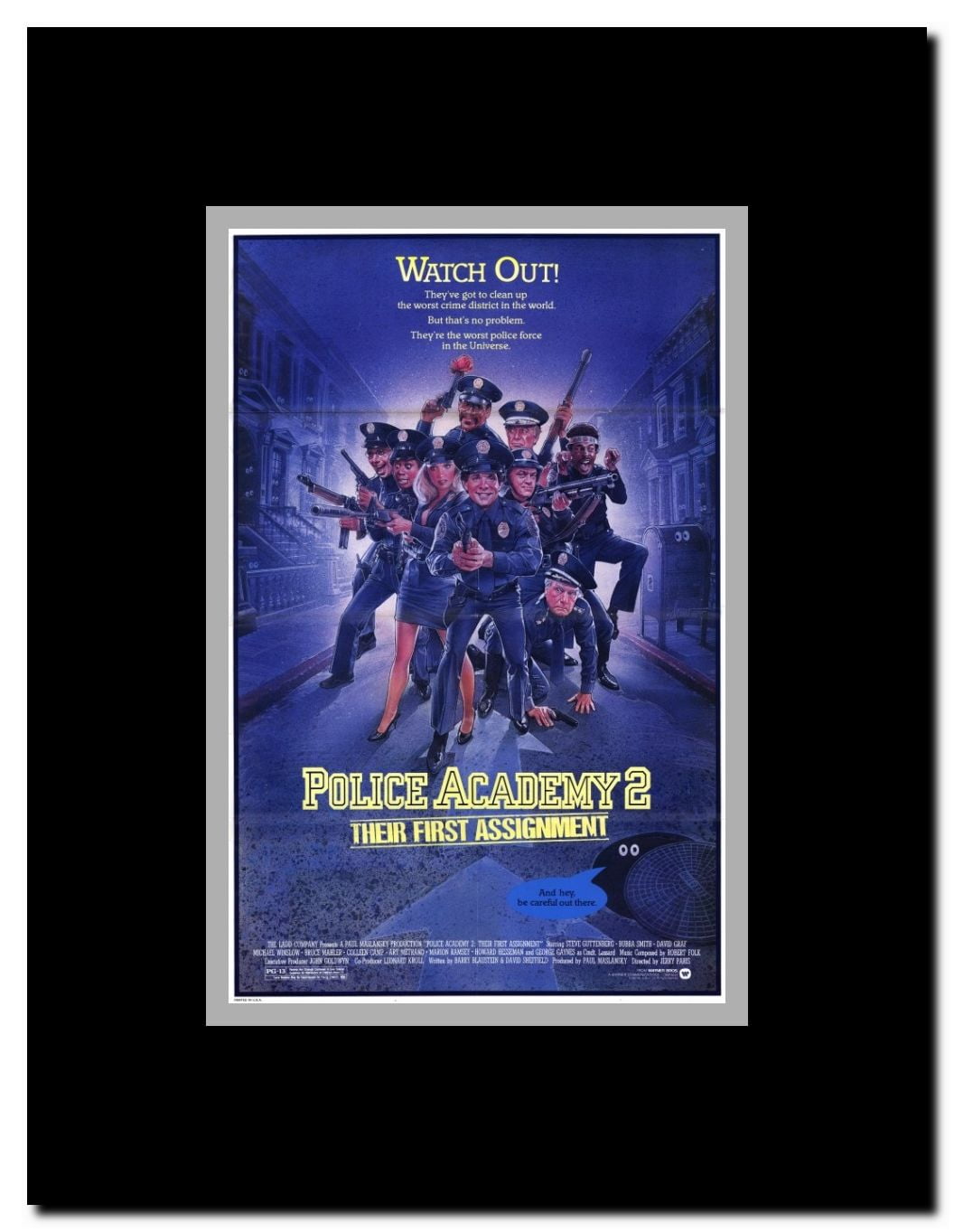 Police Academy 2: Their First Assignment Framed Movie Poster