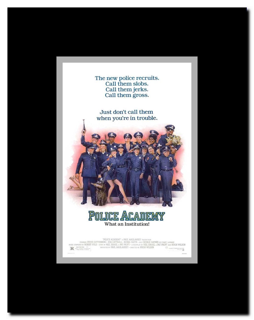 Police Academy Framed Movie Poster