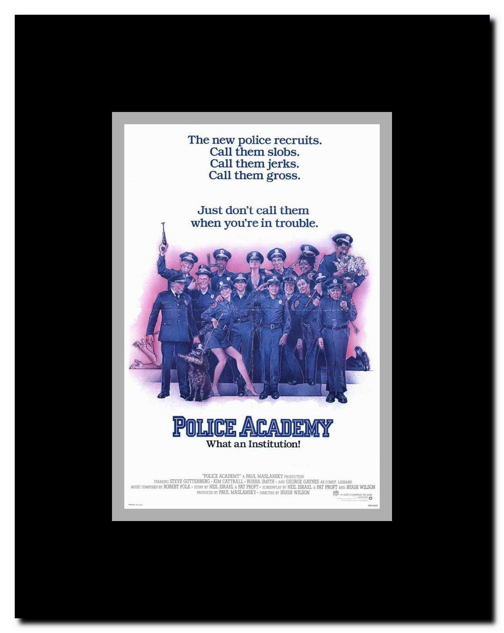 Police Academy Framed Movie Poster