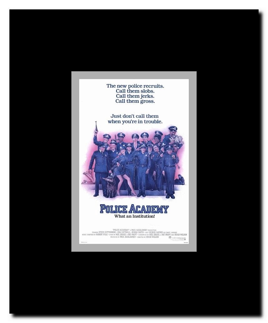 Police Academy Framed Movie Poster