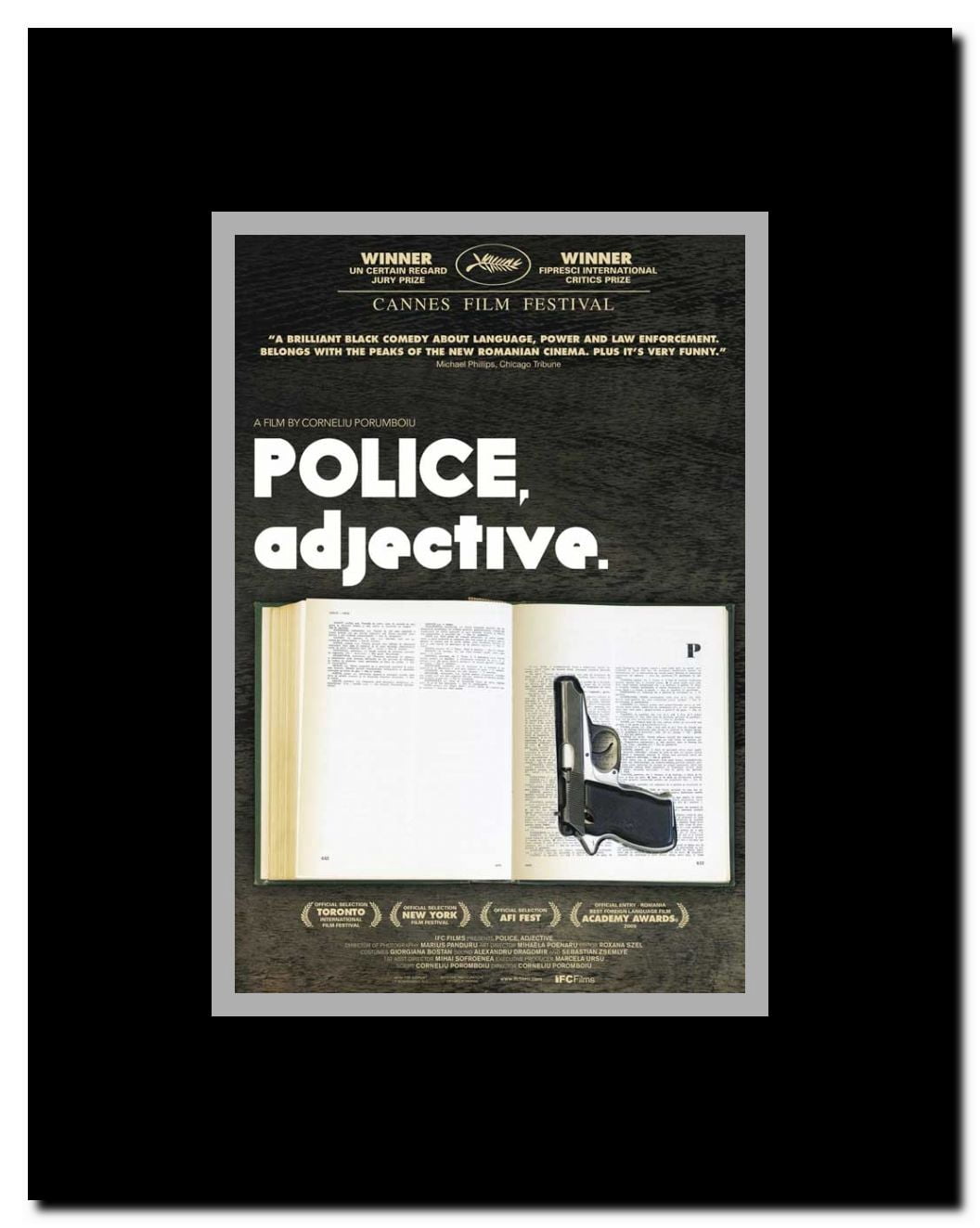 Police Adjective Framed Movie Poster