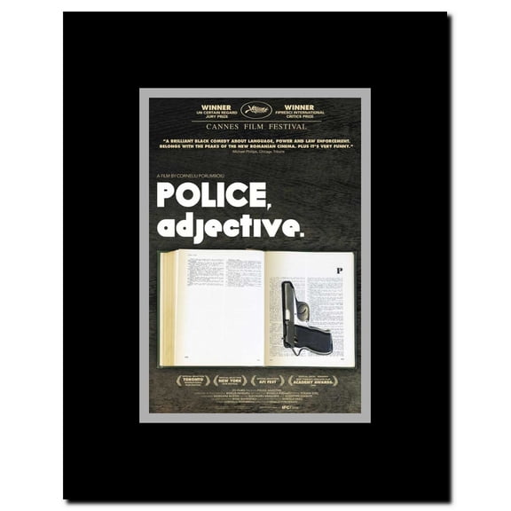 Police Adjective Framed Movie Poster