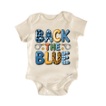 thumbnail image 1 of Police Back Blue - Baby Bodysuit, 1 of 6