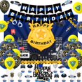 thumbnail image 1 of Police Birthday Decorations, Police Themed Birthday Party Decorations for Kids Police Theme Balloons Happy Birthday Banner Happy Birthday Police Backdrop Cake Topper for Police Theme Party, 1 of 7