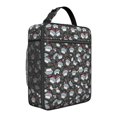 thumbnail image 1 of Police and Black Car Black Pattern Insulated Lunch Bag for Men Women,Waterproof Lunch Box for Work,Picnic or Travel,Thermal Insulation,10.63x9.06x3.54 Inches, 1 of 5