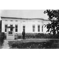 thumbnail image 1 of Police Box And Guard In The Rear Of The West Wing Of The White House. At Center Left Are The Three Windows Of The Oval Office Built Into The 1902 Structure By President William H. Taft. Ca. 1920., 1 of 1