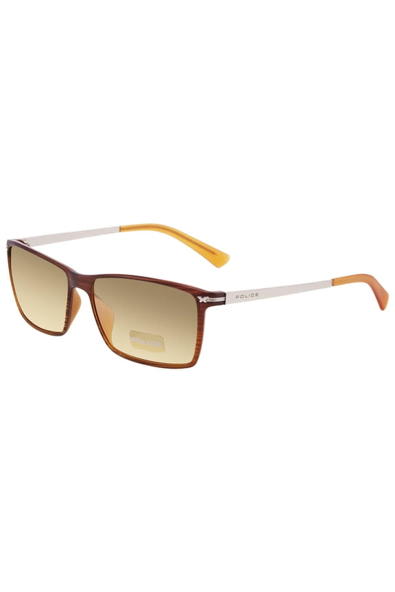 Brown Gradient Square Sunglasses S1957MD83M58
