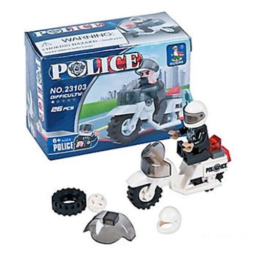 Fun Express Police Building Block Sets Collectible 12 Pieces