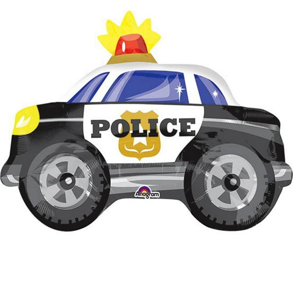 Police Car Balloon 24"