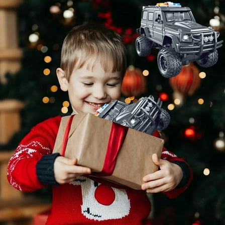 Police Car Model, Children's Toy Car with Light and Sound, Collector Car Model, Gift for Boys and Girls