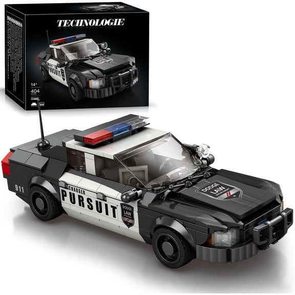 Police Car Toy Building Blocks Kit, Compatible with Lego Cars, Speed Champions Car Building Set Toys, Gift for Adults, Teens and Kids (404 PCS)