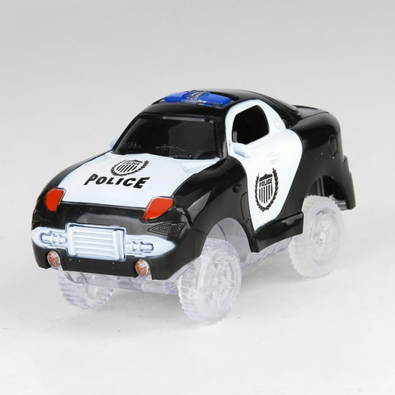 Police Car Toy Plastic Pursuit Rescue Vehicle with Sirnes Sound and Light for Kids Toddlers Boys