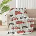 thumbnail image 1 of Police Cars Ambulance Firetruck Flannel Lightweight Blankets Quilt Plush Fleece Soft Bedding Throw Blanket for Couch and Bed 80"x60" for Adult, 1 of 6