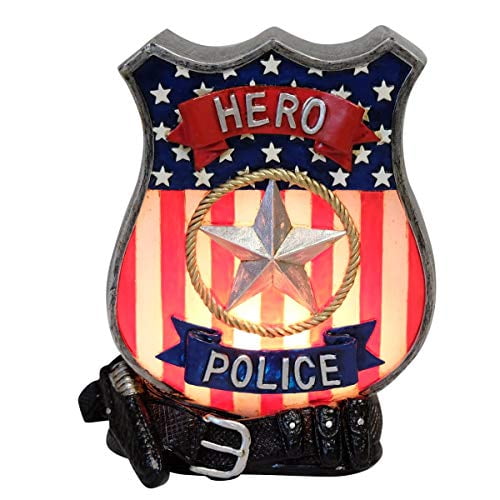 Police Department Logo Light Hero 5 X 3.3 X 6.25